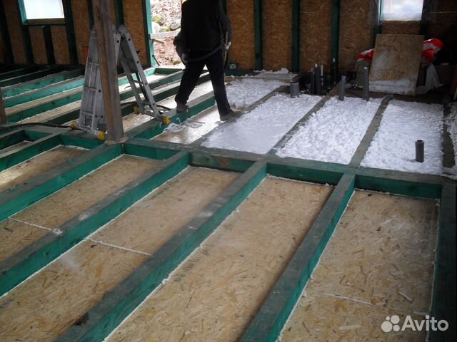 Утепление поноизолом Утепление поноизолом