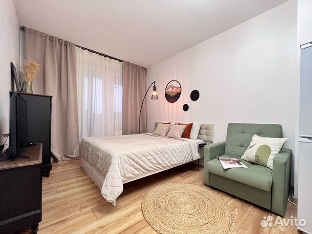 

Квартира-студия, 27 м², 2 кровати