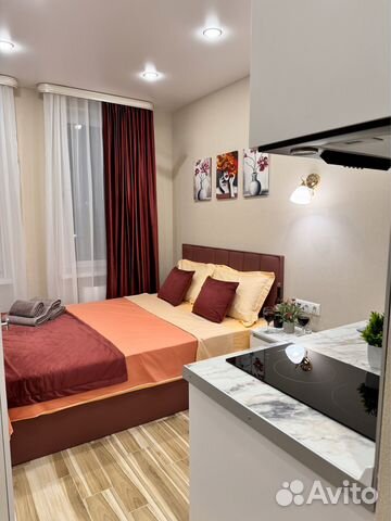 

Квартира-студия, 17 м², 1 кровать