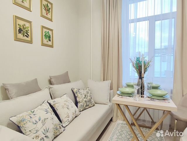 

Квартира-студия, 19 м², 2 кровати