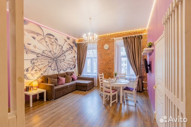

1-к. квартира, 60 м², 2 кровати