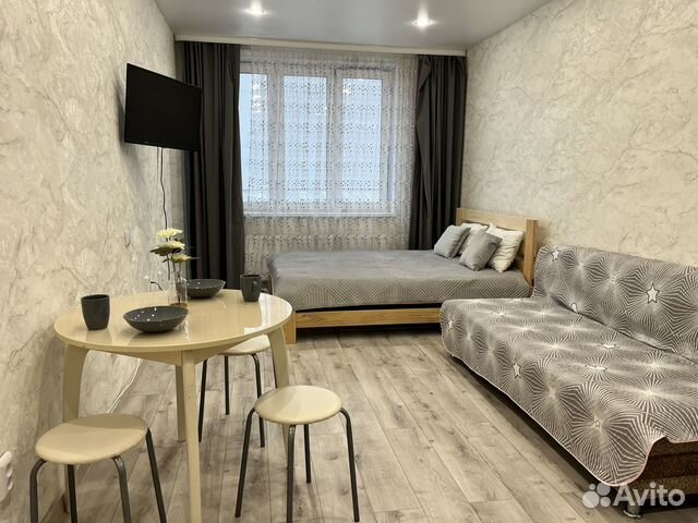 

Квартира-студия, 30 м², 2 кровати