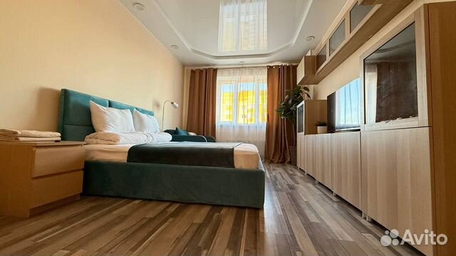 

1-к. квартира, 42 м², 2 кровати