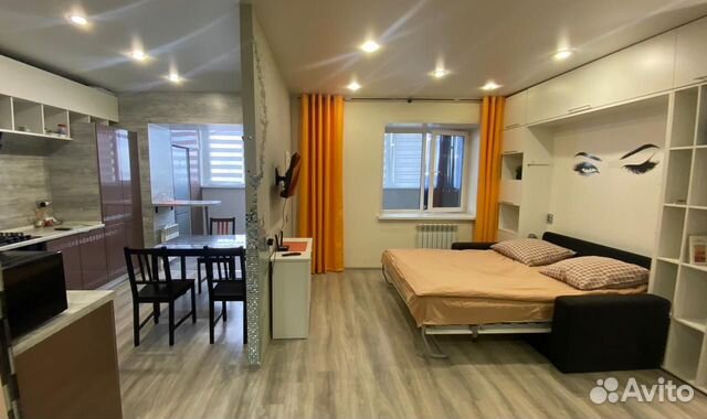 

Квартира-студия, 42 м², 3 кровати