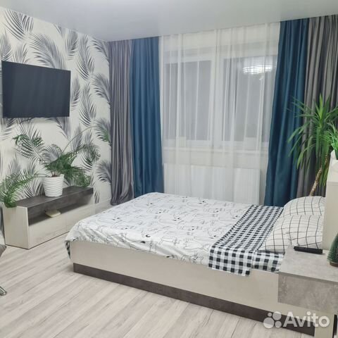 

1-к. квартира, 45 м², 3 кровати