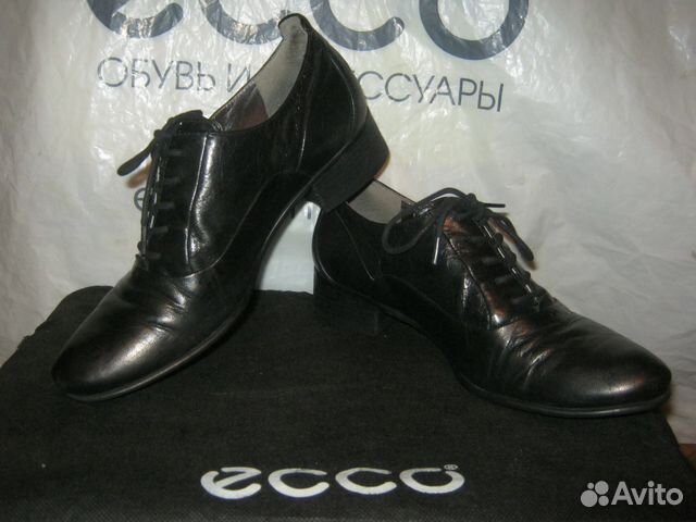Ecco туфли - полуботинки лакированные 37 размер Ecco туфли - полуботинки лакированные 37 размер