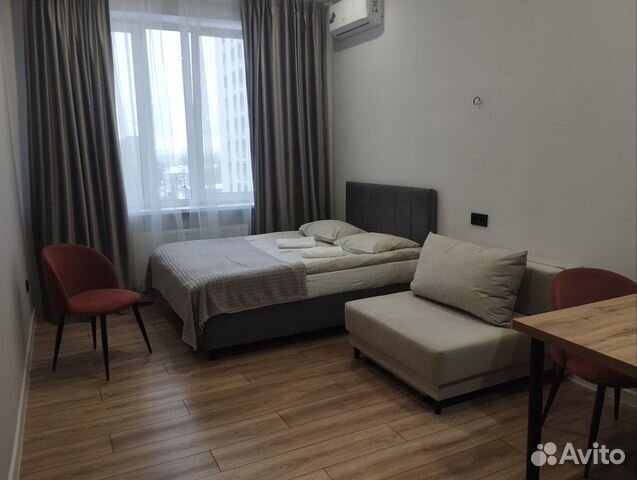 

Квартира-студия, 27 м², 2 кровати