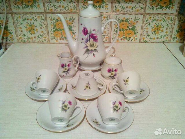 Сервиз кофейный пр-во гдр времён СССР