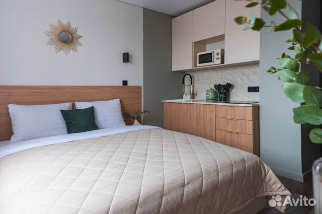 

Квартира-студия в апарт-отеле, 19 м², 1 кровать