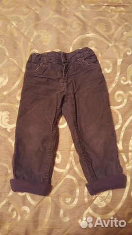 Брюки на мальчика с подкладом вельветовые Mohtecar