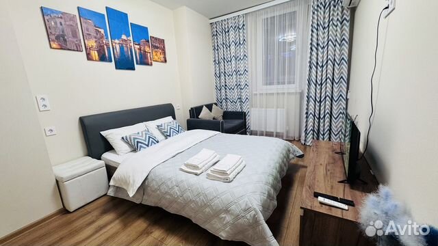 

1-к. квартира, 34 м², 2 кровати