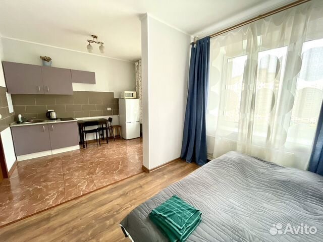 

Квартира-студия, 30 м², 1 кровать