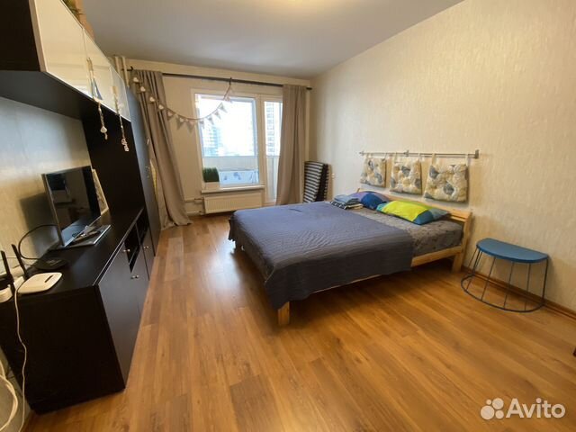 

1-к. квартира, 40 м², 2 кровати