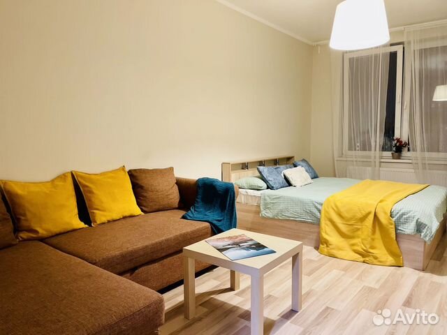 

1-к. квартира, 45 м², 2 кровати