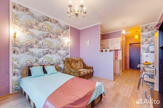 

Квартира-студия, 28,9 м², 2 кровати
