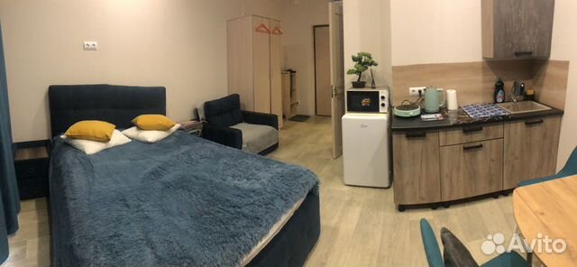 

Квартира-студия, 29 м², 1 кровать