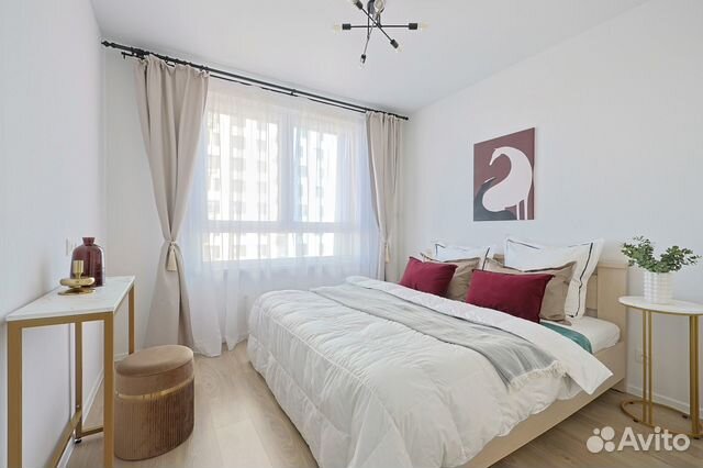 

1-к. квартира, 37 м², 2 кровати