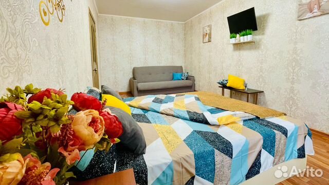 

1-к. квартира, 37 м², 2 кровати