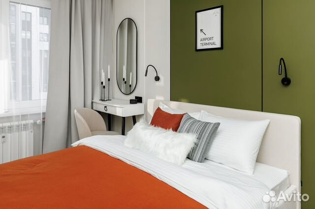 

1-к. квартира, 37 м², 2 кровати