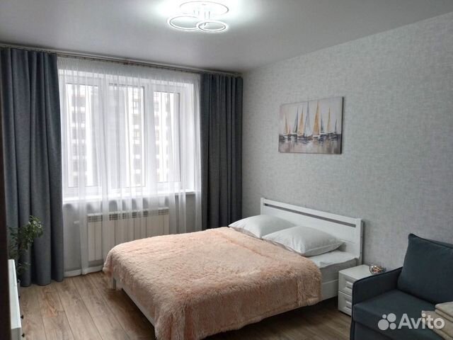 

1-к. квартира, 38 м², 2 кровати