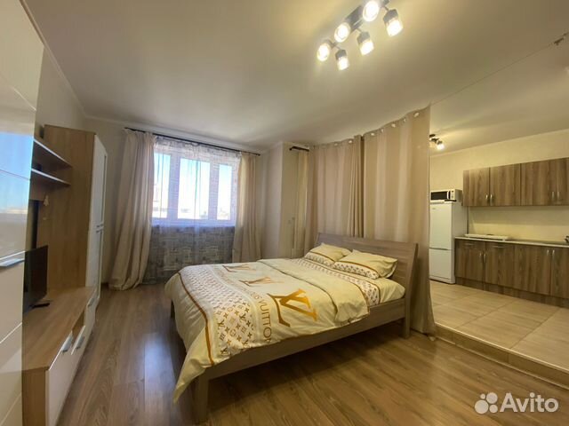 

1-к. квартира, 40 м², 2 кровати