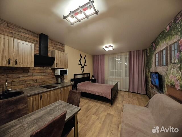 

Квартира-студия, 30 м², 3 кровати