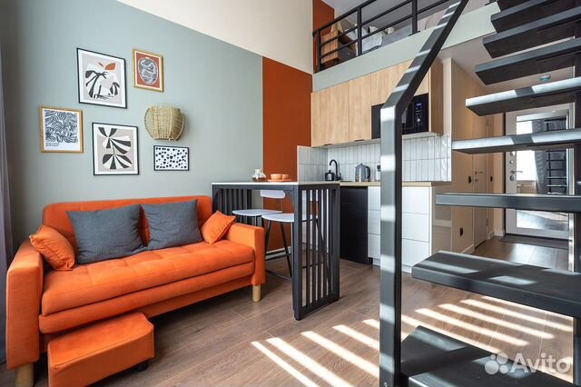 

Квартира-студия, 25 м², 2 кровати