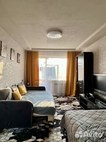 

1-к. квартира, 34 м², 2 кровати