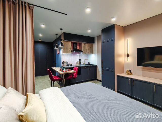 

Квартира-студия, 28 м², 1 кровать