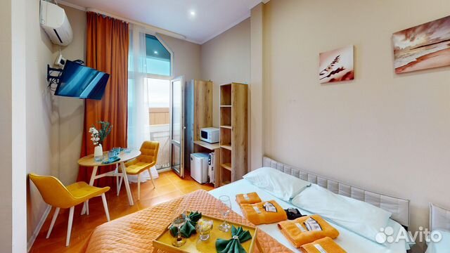 

Квартира-студия, 20 м², 2 кровати