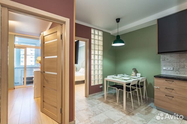 

2-к. квартира, 45 м², 2 кровати
