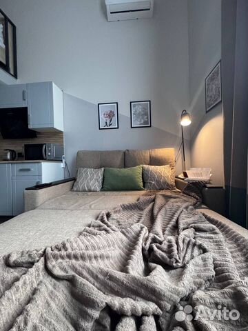 

Квартира-студия, 28 м², 2 кровати