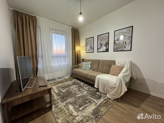 

1-к. квартира, 37 м², 2 кровати