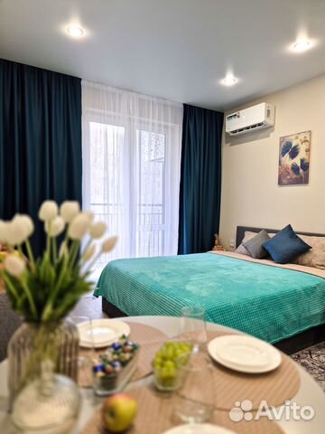 

Квартира-студия, 27 м², 2 кровати