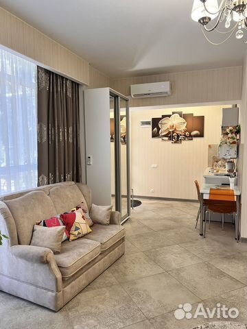 

Квартира-студия, 35 м², 2 кровати