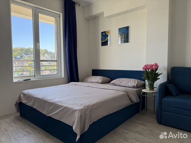 

Квартира-студия, 28 м², 2 кровати