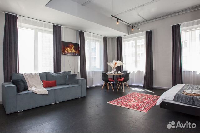 

Квартира-студия в апарт-отеле, 40 м², 2 кровати