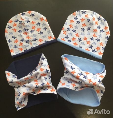 Новый комплект шапка и снуд