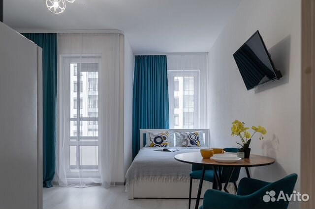 

Квартира-студия, 28,5 м², 2 кровати