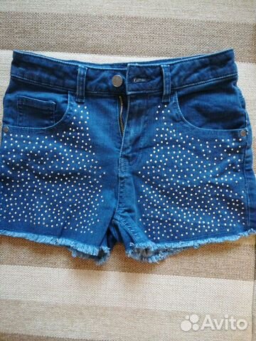 Шорты со стразами новые Шорты со стразами новые