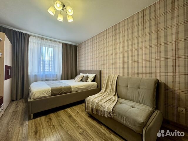 

1-к. квартира, 45 м², 2 кровати
