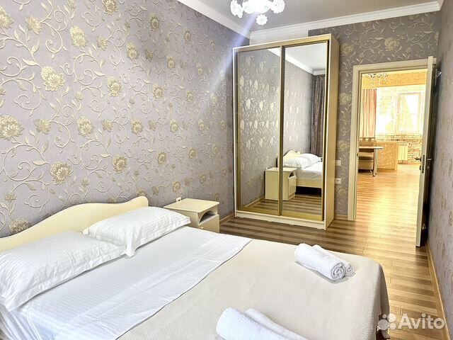 

1-к. квартира, 52 м², 3 кровати