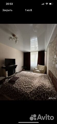 

1-к. квартира, 42 м², 2 кровати