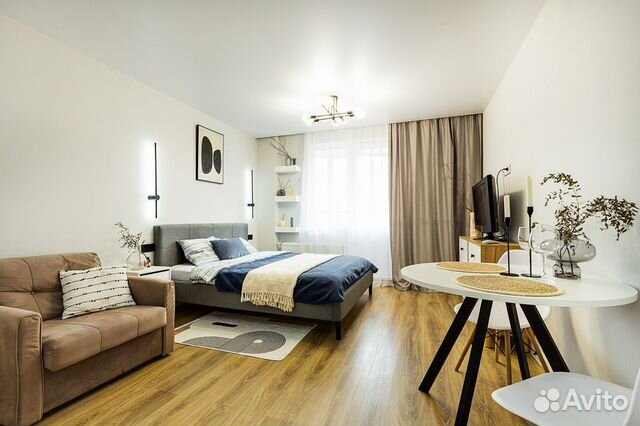 

Квартира-студия, 26,8 м², 2 кровати