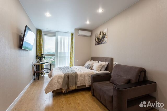 

Квартира-студия, 25 м², 2 кровати