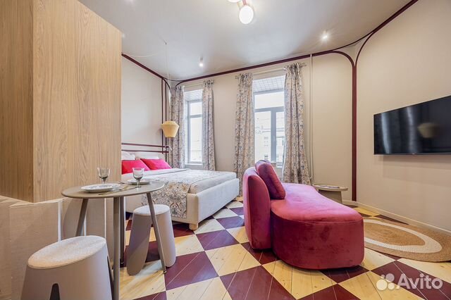 

Квартира-студия, 28 м², 1 кровать