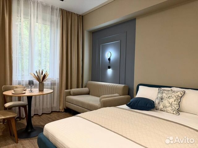 

Квартира-студия в апарт-отеле, 20 м², 2 кровати