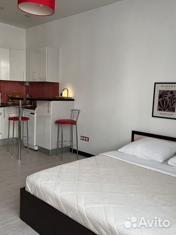 

Квартира-студия, 36 м², 2 кровати