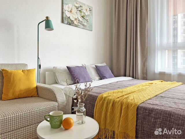 

Квартира-студия, 23 м², 2 кровати