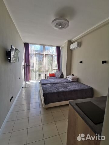 

Квартира-студия, 30 м², 3 кровати